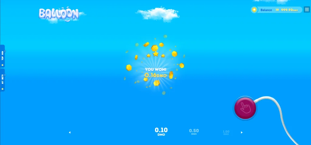 Balloon игра выигрыш.